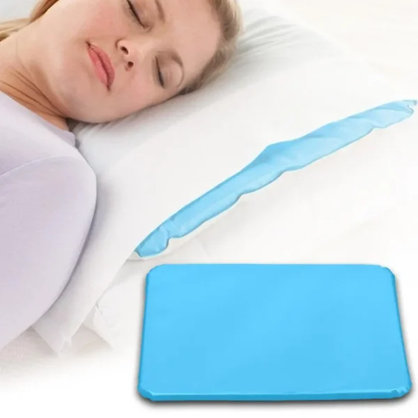 Summer Ice Cold Pillow Massager Therapy Insert PVC Pad Pillow Mat Aid Cooling Gel Chillow Sleeping Pillow Muscle Relief Tool - Image 2